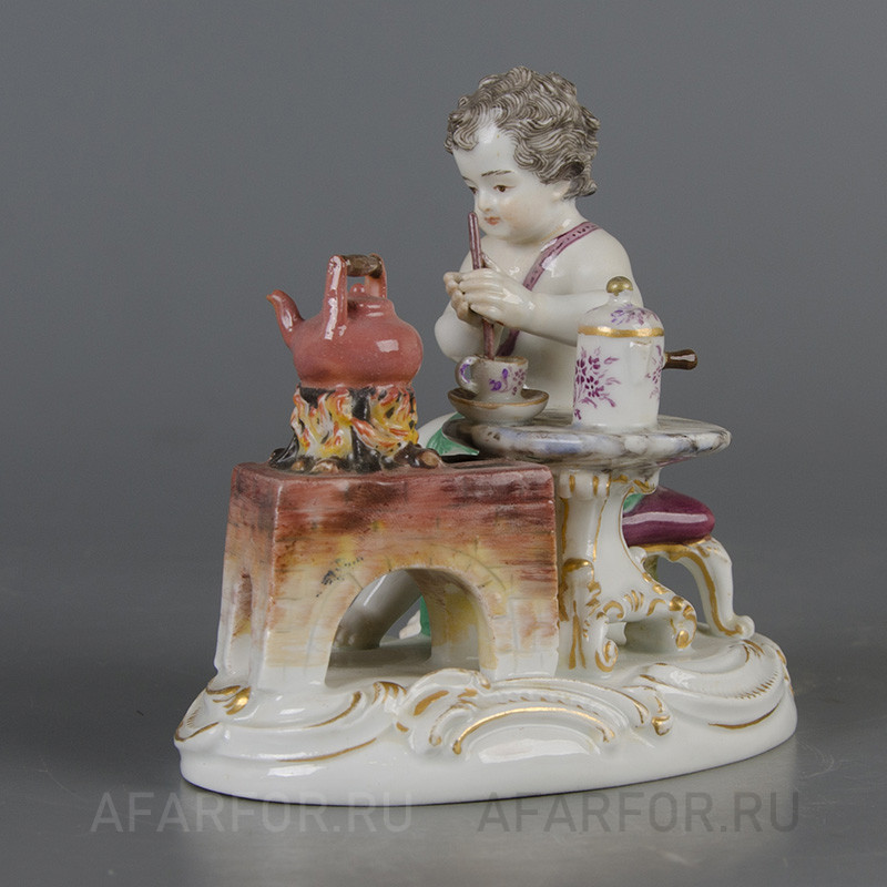 Фарфоровая статуэтка «Аллегория огня» Meissen Германия