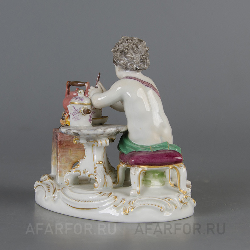Фарфоровая статуэтка «Аллегория огня» Meissen Германия