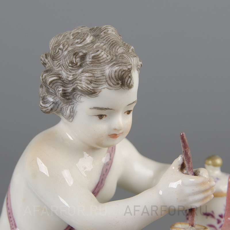 Фарфоровая статуэтка «Аллегория огня» Meissen Германия