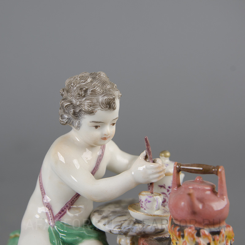 Фарфоровая статуэтка «Аллегория огня» Meissen Германия