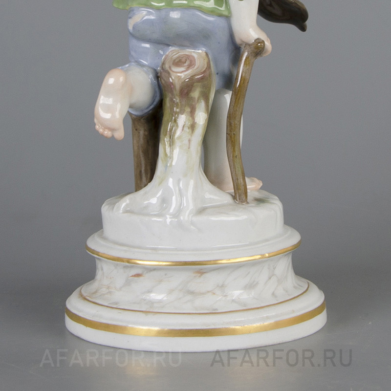 Фарфоровая статуэтка «Амур попрошайка» Meissen Германия