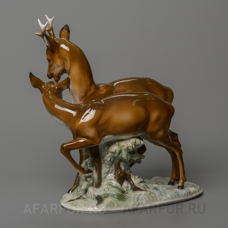 Фарфоровая статуэтка «Две косули» Rosenthal Германия