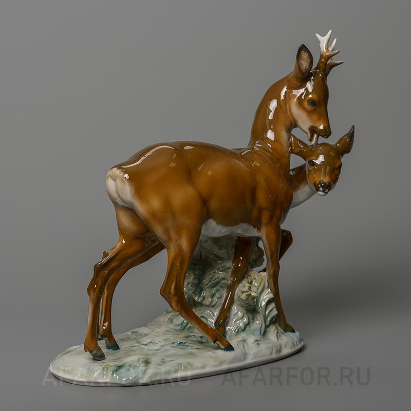 Фарфоровая статуэтка «Две косули» Rosenthal Германия