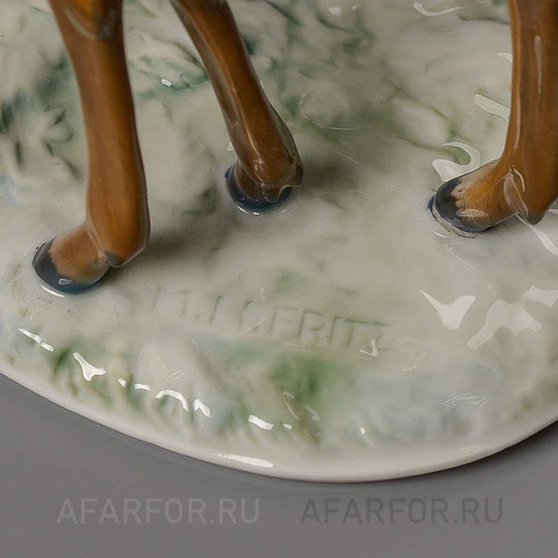 Фарфоровая статуэтка «Две косули» Rosenthal Германия