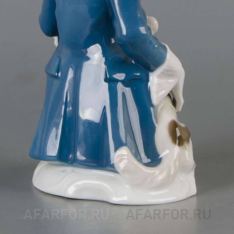 Фарфоровая статуэтка «Дама с собакой» Rosenthal Германия