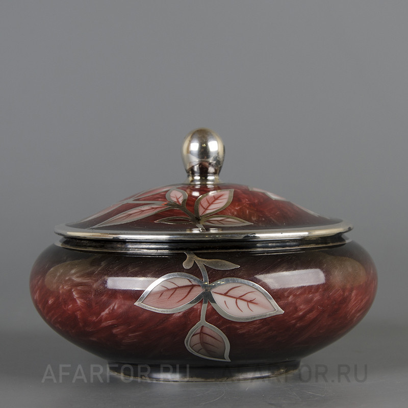 Фарфоровая вазочка с крышкой «Селена» Rosenthal Германия