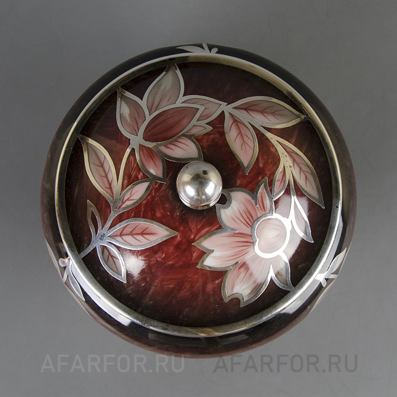 Фарфоровая вазочка с крышкой «Селена» Rosenthal Германия