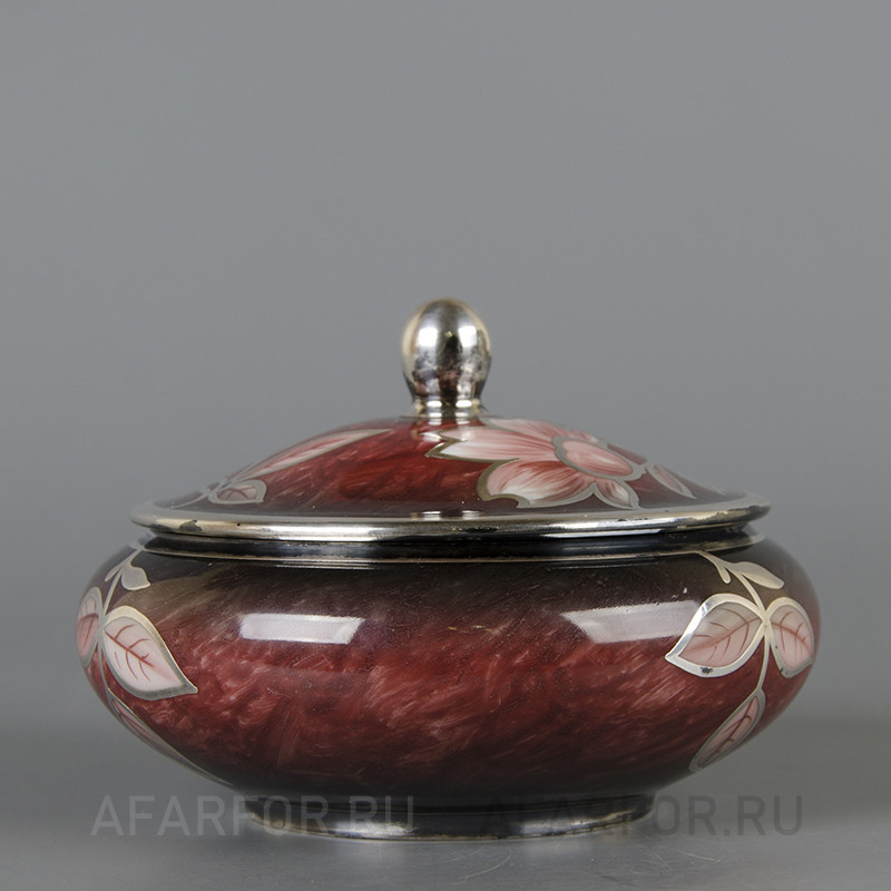 Фарфоровая вазочка с крышкой «Селена» Rosenthal Германия