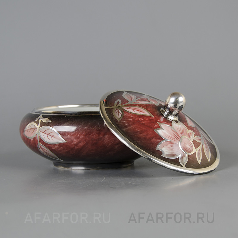 Фарфоровая вазочка с крышкой «Селена» Rosenthal Германия