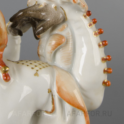 Фарфоровая статуэтка "Мавр с Какаду" Meissen Германия