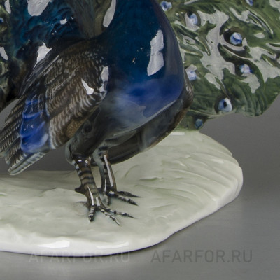 Фарфоровая статуэтка "Павлин" Rosenthal Германия (арт. 1883-2, фото №20831)