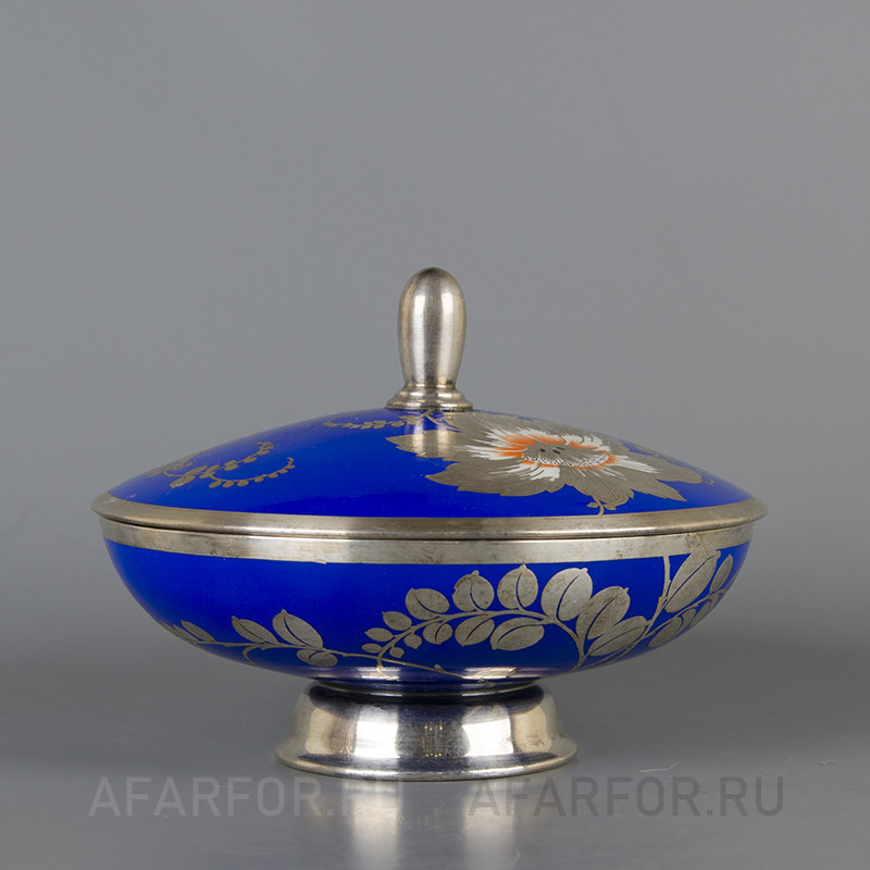 Фарфоровая вазочка с крышкой «Селена» Rosenthal Германия