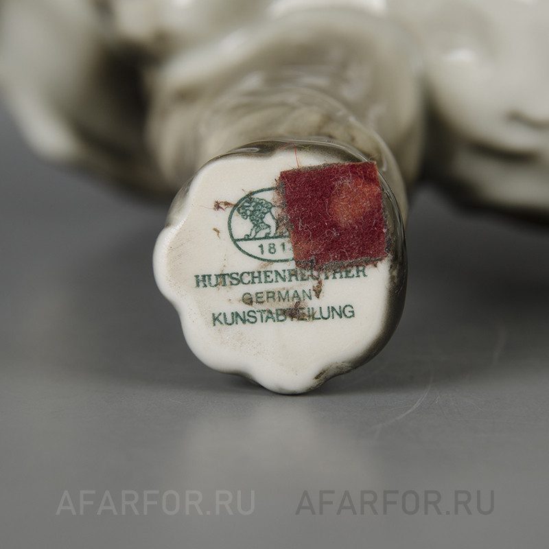 Фарфоровая статуэтка «Слон с поднятым хоботом» Hutschenreuther Германия