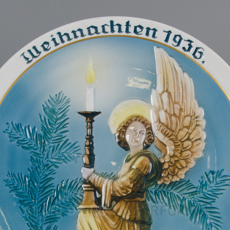 Декоративная тарелка «Рождество 1936» Rosenthal Германия