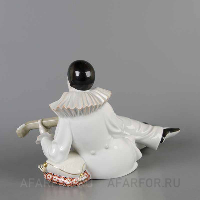 Фарфоровая статуэтка «Пьеро с гитарой» Rosenthal Германия (фото №21569)