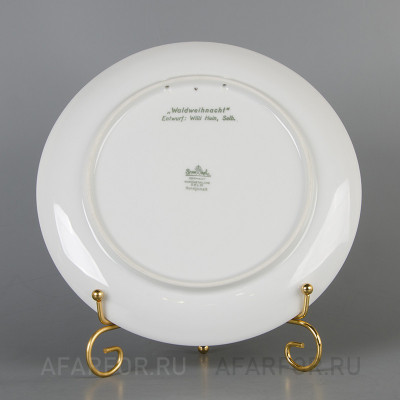 Декоративная тарелка "Рождество 1950" Rosenthal Германия