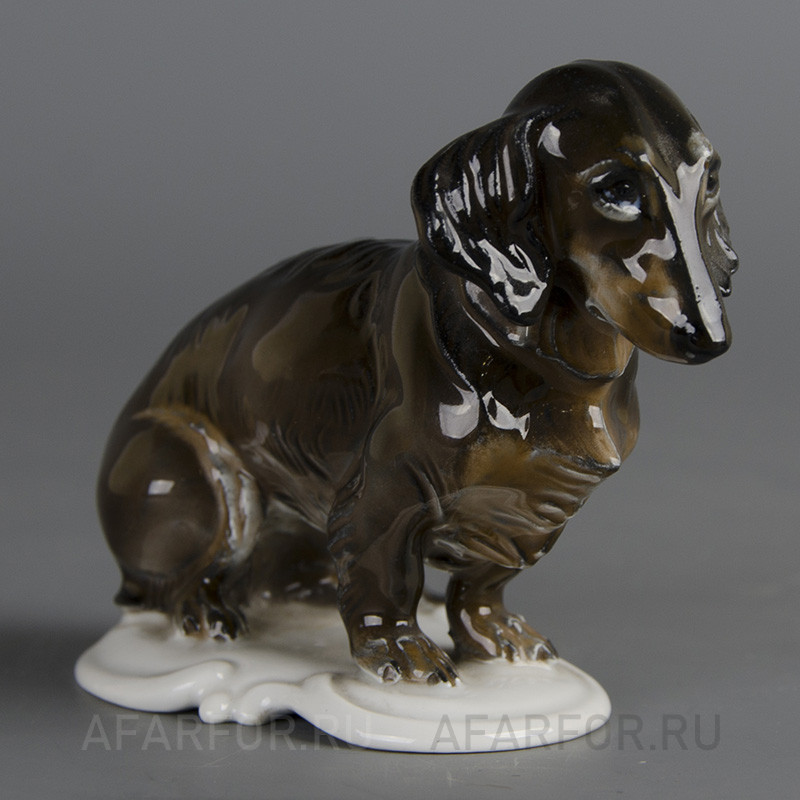 Фарфоровая статуэтка "Такса" Rosenthal Германия