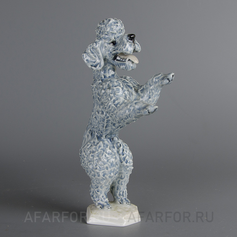 Фарфоровая статуэтка "Серый Пудель" Rosenthal Германия