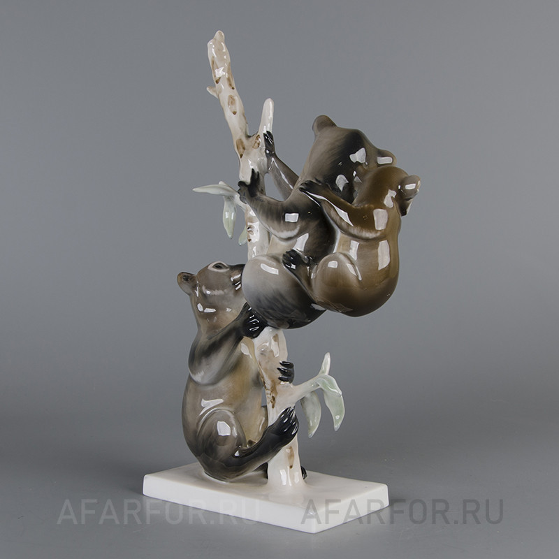 Фарфоровая статуэтка «Коалы на дереве» Rosenthal Германия