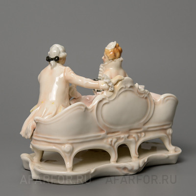 Фарфоровая статуэтка "Дама и кавалер" Karl Ens Германия (фото №22298)