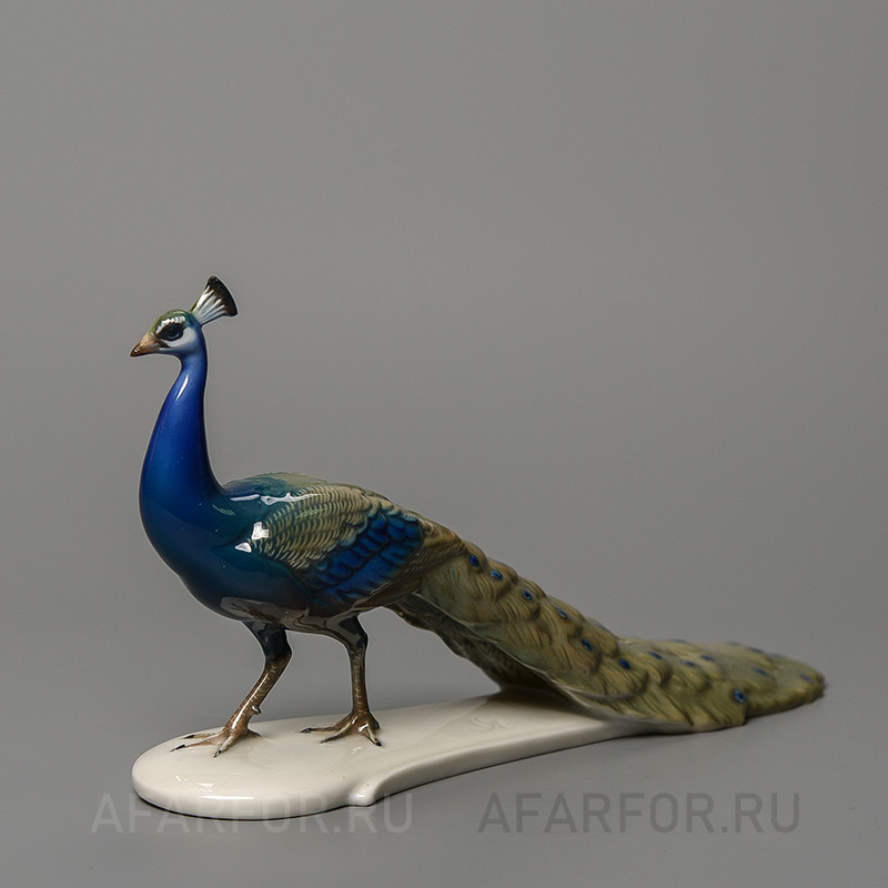 Фарфоровая статуэтка «Павлин» Rosenthal Германия