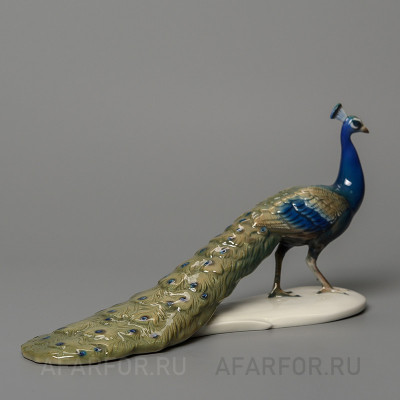 Фарфоровая статуэтка "Павлин" Rosenthal Германия (арт. 2106-3, фото №22366)
