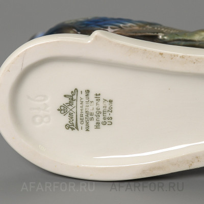 Фарфоровая статуэтка "Павлин" Rosenthal Германия (арт. 2106-3, фото №22370)