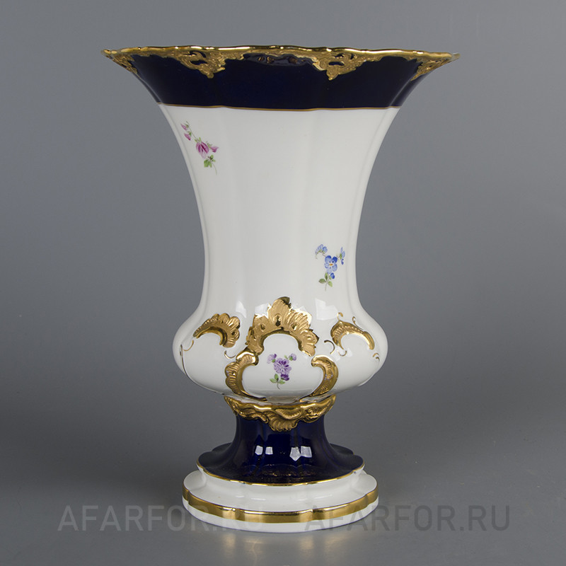 Фарфоровая ваза для цветов «Полевая симфония» Meissen Германия