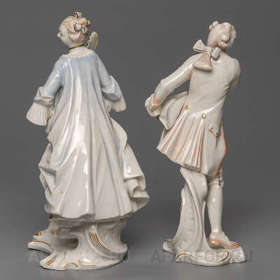 Фарфоровые статуэтки "Дама и Кавалер" Rosenthal Германия (арт. 332-3, фото №22665)