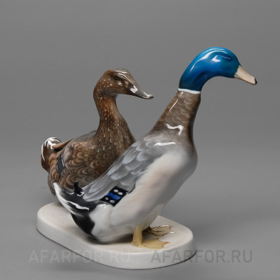 Фарфоровая статуэтка "Утка и Селезень" Rosenthal Германия (фото №23066)