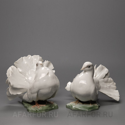 Фарфоровые статуэтки "Два голубя" Rosenthal Германия