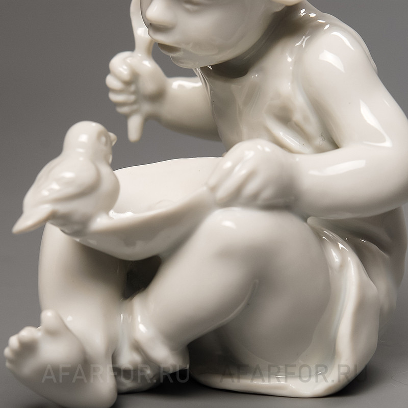 Фарфоровая статуэтка "Трапеза с птичкой" Rosenthal Германия