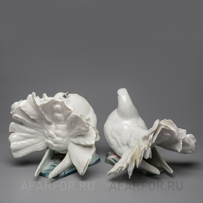 Фарфоровые статуэтки "Два голубя" Rosenthal Германия (фото №24250)