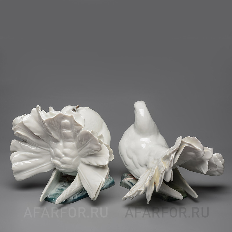 Фарфоровые статуэтки «Два голубя» Rosenthal Германия