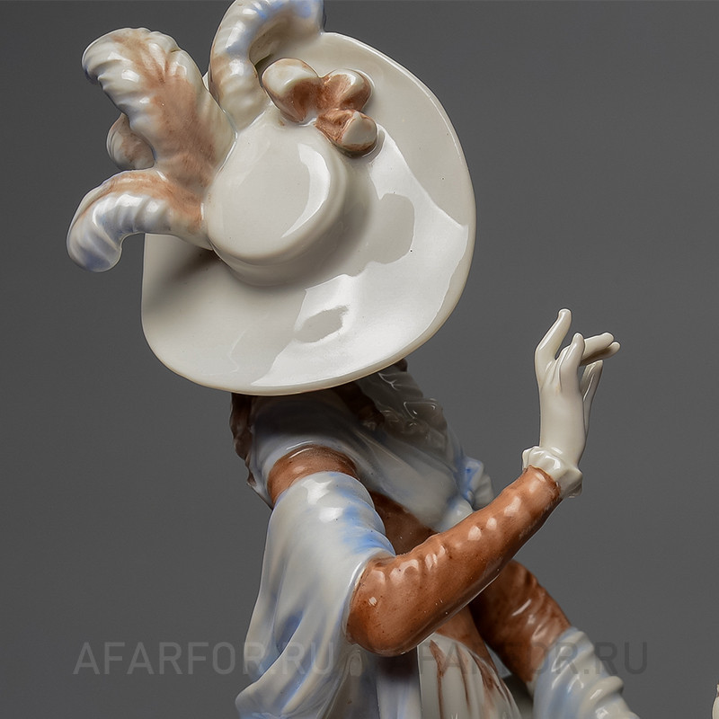 Фарфоровая статуэтка «Изолда и борзая» Rosenthal Германия