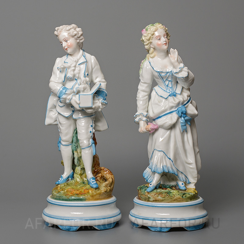 Редкая статуэтка из фарфора «Подарки» Meissen Германия (арт. 2127-3), редкий антиквариат.