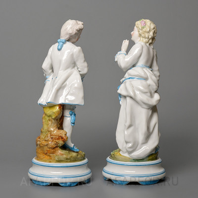 Фарфоровая статуэтка "Подарки" Meissen Германия (фото №24685)