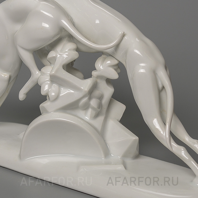 Фарфоровая статуэтка «Грейхаунды. Погоня» Rosenthal Германия