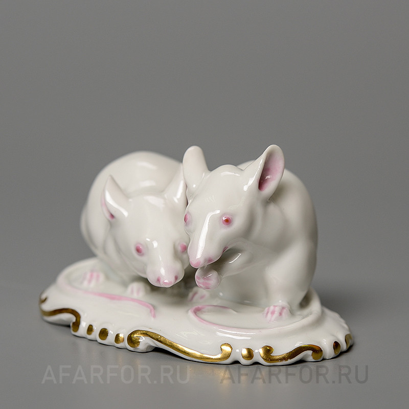 Фарфоровая статуэтка «Две мышки» Rosenthal Германия