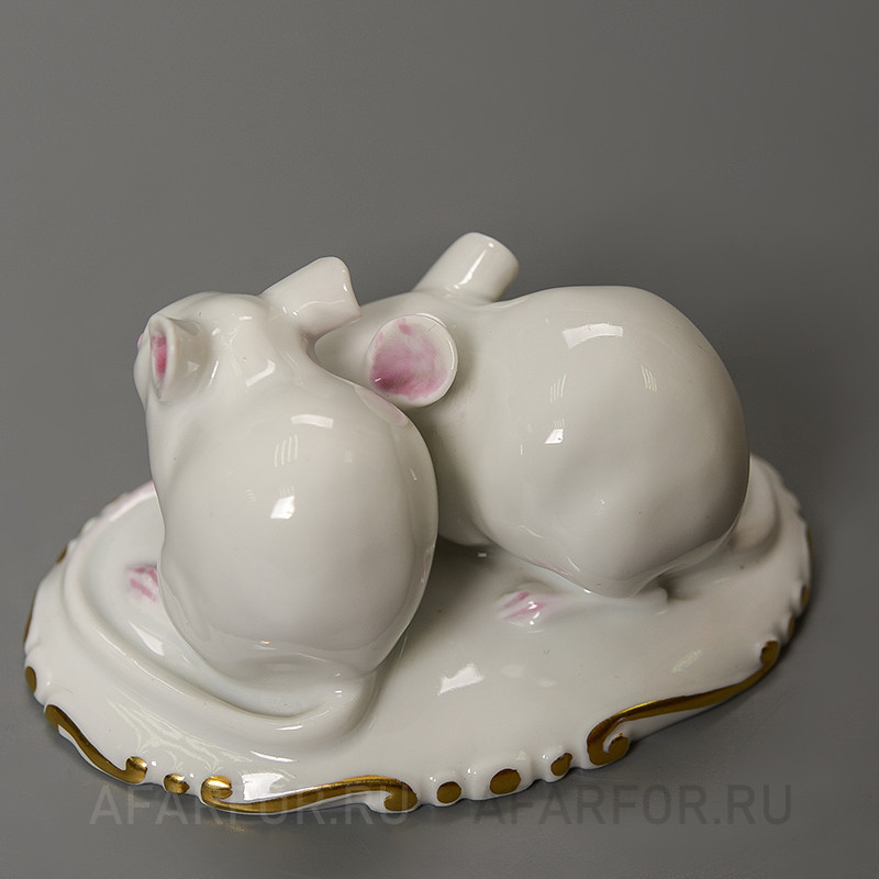Фарфоровая статуэтка «Две мышки» Rosenthal Германия