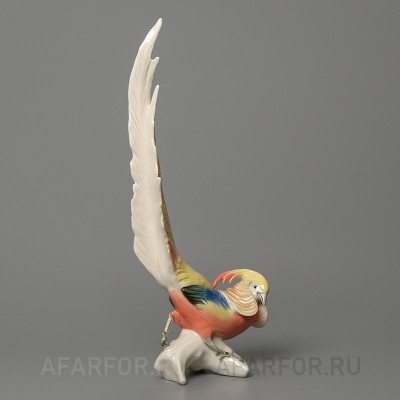 Винтажная статуэтка из фарфора «Фазан» Karl Ens, Германия, арт. 2197-3, для коллекции.
