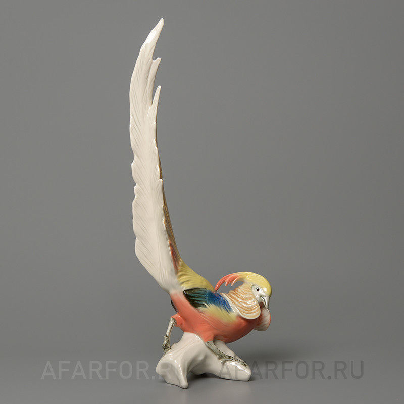 Винтажная статуэтка из фарфора «Фазан» Karl Ens, Германия, арт. 2197-3, для коллекции.