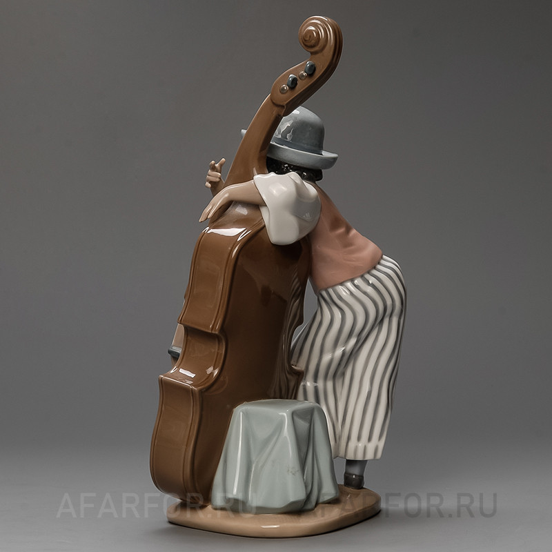 Фарфоровая статуэтка "Джазовый басист" Lladro Испания