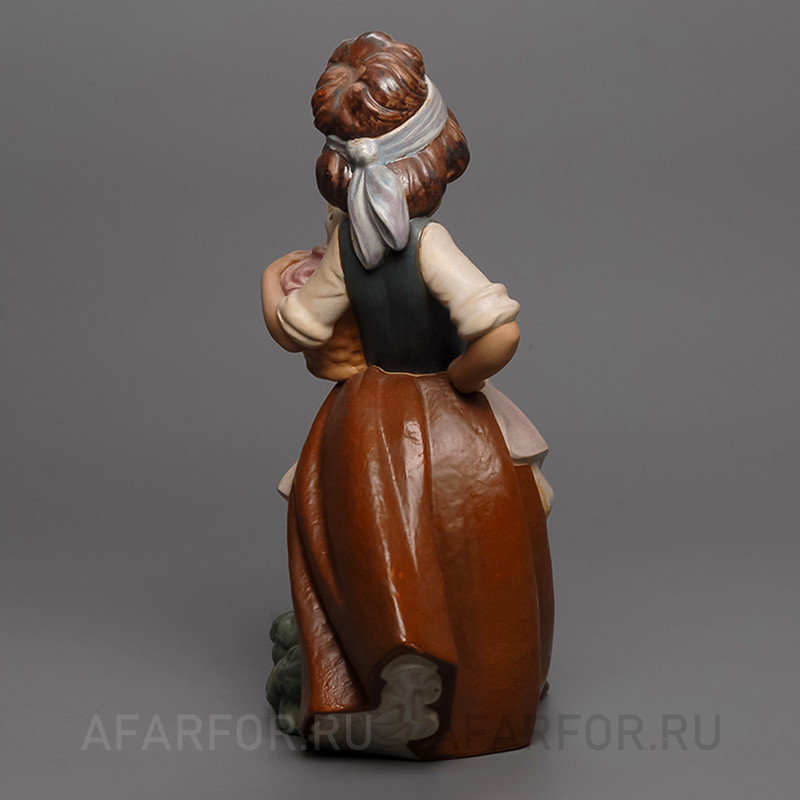 Керамическая статуэтка "Утята в корзинке" Lladro Испания