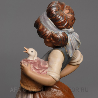 Керамическая статуэтка "Утята в корзинке" Lladro Испания (фото №26858)
