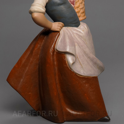 Керамическая статуэтка "Утята в корзинке" Lladro Испания (фото №26860)