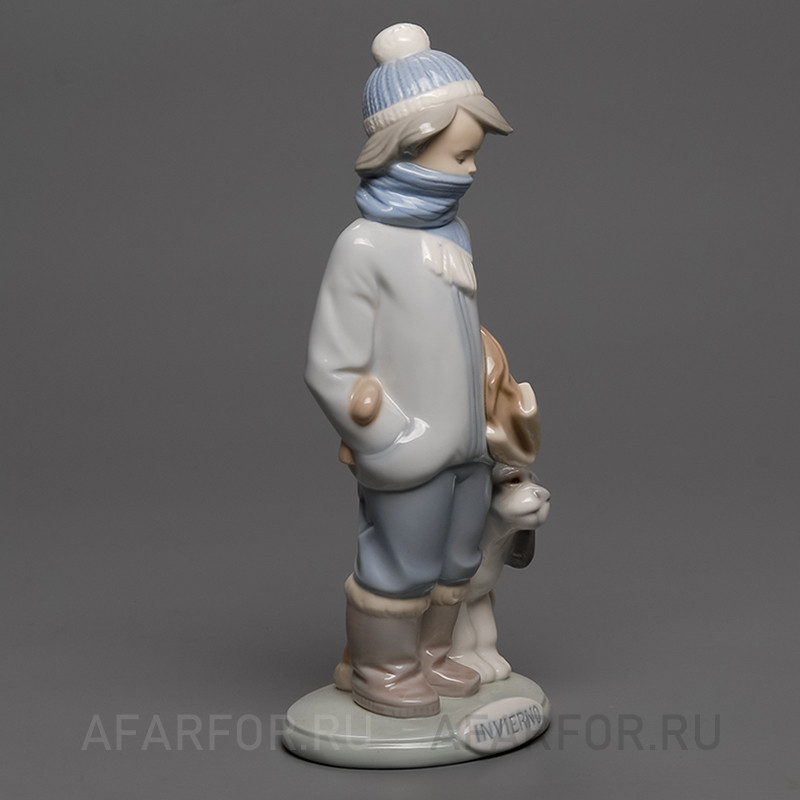 Фарфоровая статуэтка "Зима" Lladro Испания