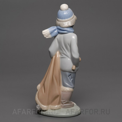 Фарфоровая статуэтка "Зима" Lladro Испания (фото №27005)