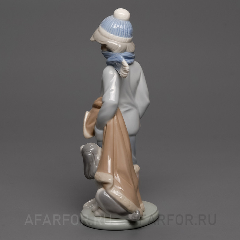 Фарфоровая статуэтка "Зима" Lladro Испания
