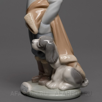 Фарфоровая статуэтка "Зима" Lladro Испания (фото №27009)